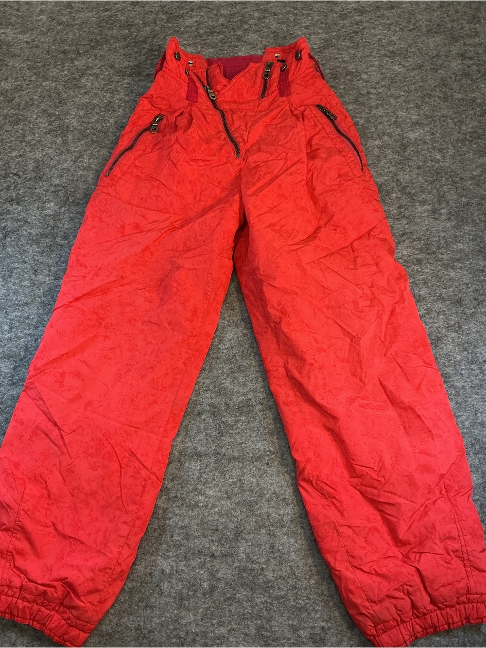 Kaelin Vintage Ski 90s Red Snow Pants Size 26
